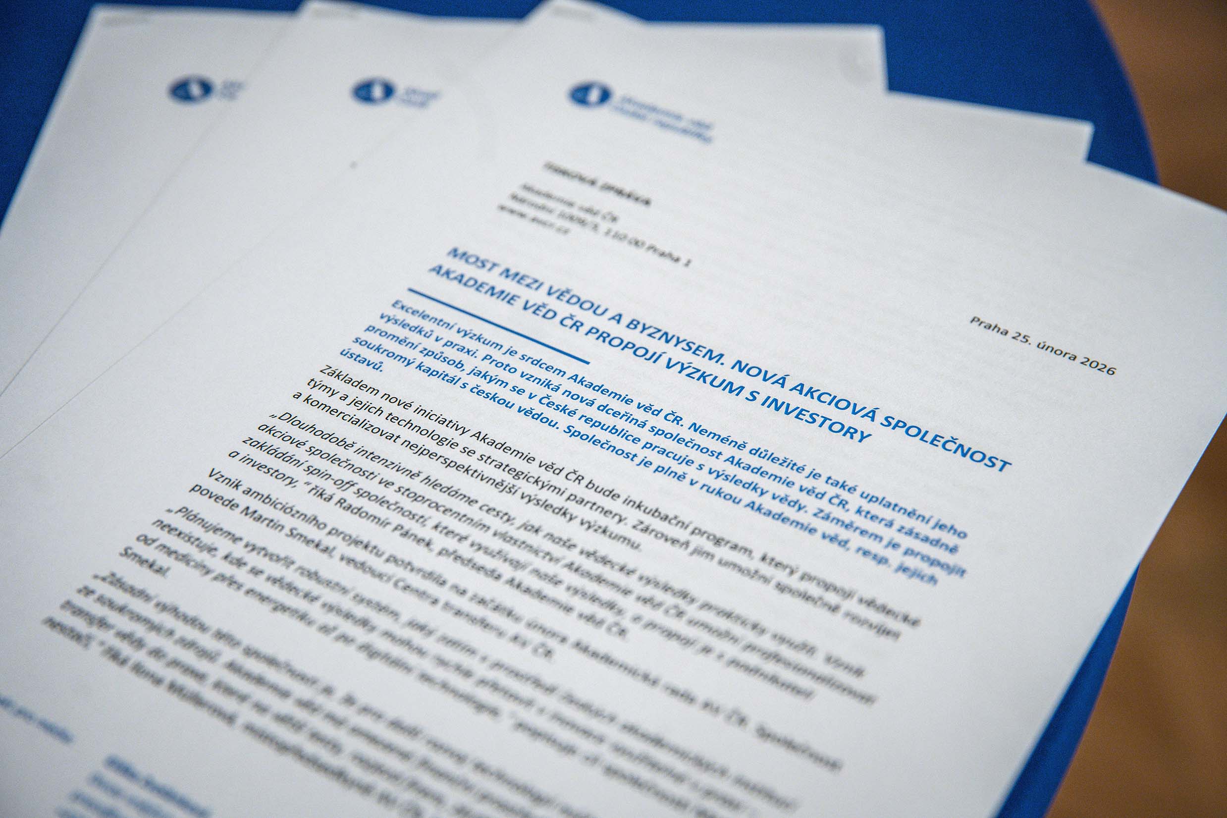 Akciová společnost AV ČR