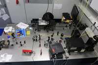Raman tweezers developed in house by the research team